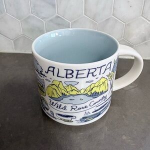 Starbucks Been There new Alberta  Illustrated Souvenir Mug -